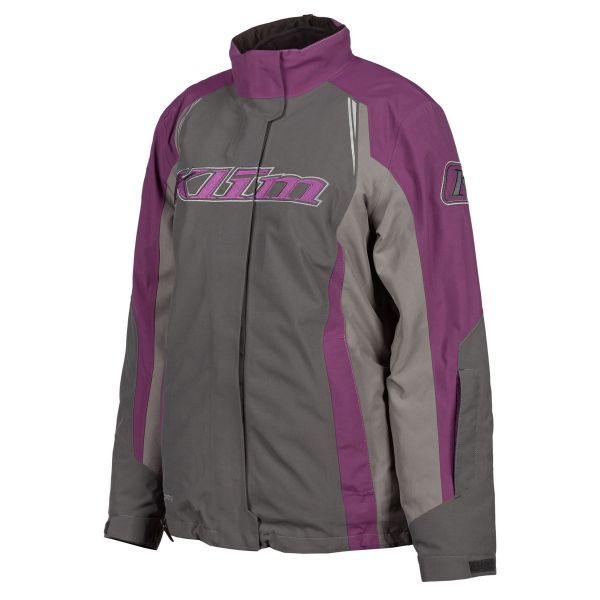 Women's Jackets Klim Women Insulated Snowmobil Jacket Strata Asphalt Deep Purple