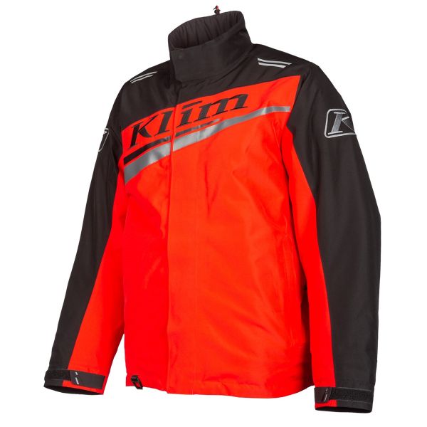Geci Snowmobil Klim Geaca Snowmobil Insulated Kaos Black-High Risk Red