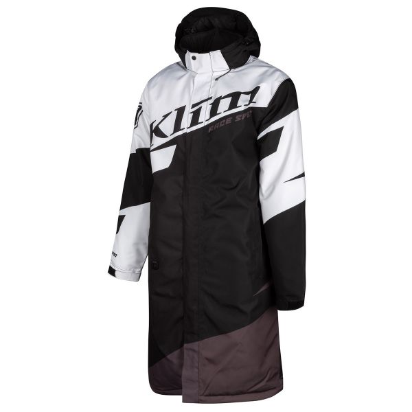 Jackets Klim Snowmobil Insulated Jacket Race Spec Pit Coat Black-White
