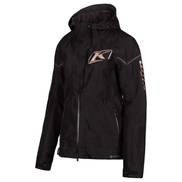 Geci Snowmobil - Dama Klim Geaca Snowmobil Non-Insulated Dama Alpine Black Rose Gold