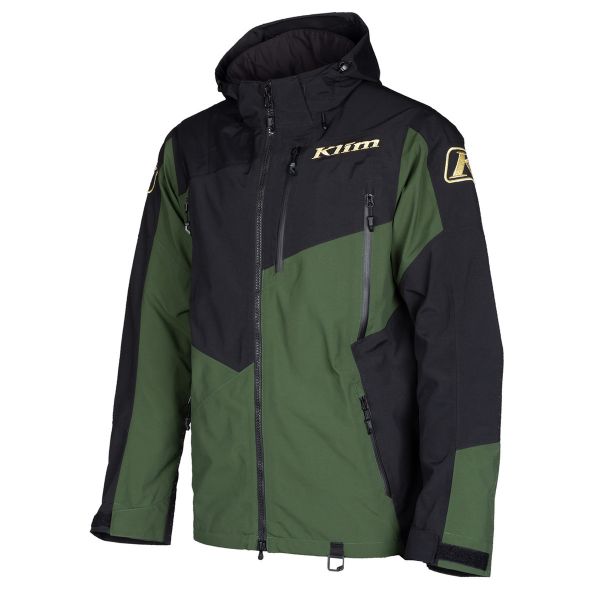 Jackets Klim Snowmobil Non-Insulated Jacket Storm Kombu Green/Metallic Gold