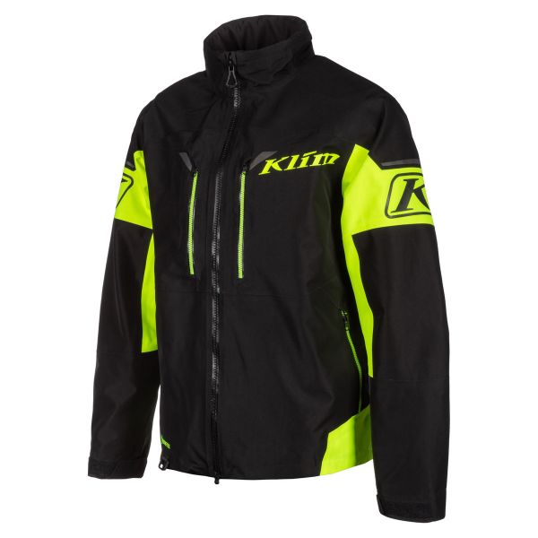 Jackets Klim Non-Insulated Snowmobil Jacket Tomahawk Jacket Black Hi-Vis