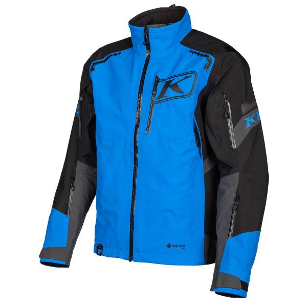 Geci Snowmobil Klim Geaca Snowmobil Non-Insulated Valdez Electric Blue Lemonade/Black