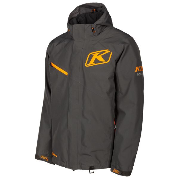 Geci Snowmobil Klim Geaca Snowmobil Insulated Kompound Asphalt/Strike Orange