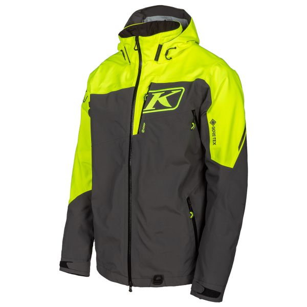 Geci Snowmobil Klim Geaca Snowmobil Non-Insulated Storm Asphalt/Hi-Vis