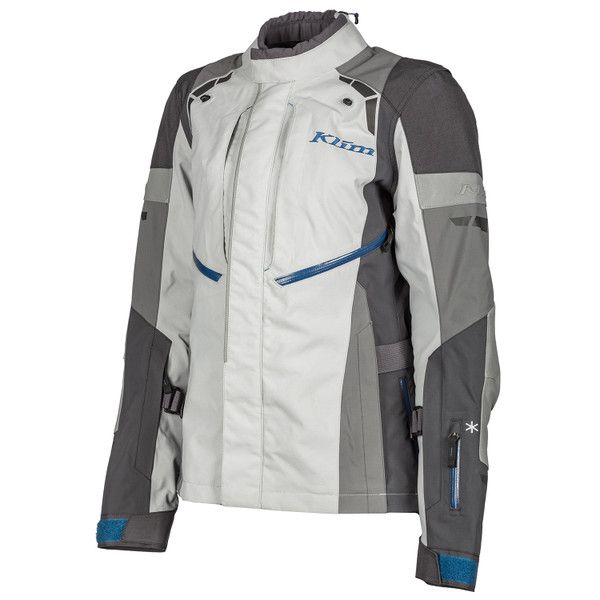 Textile Womens Jackets Klim Touring Moto Women's Latitude Textile Jacket/Europe 46 Gray