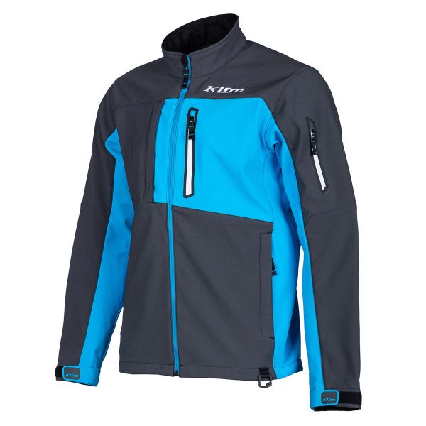 Jackets Klim Non-Insulated Snowmobil Jacket Inversion Jacket Asphalt Vivid Blue