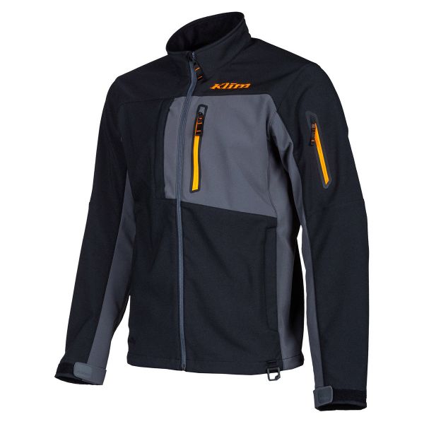 Jackets Klim Non-Insulated Snowmobil Jacket Inversion Jacket Black Strike Orange