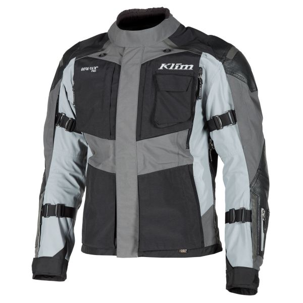 Textile jackets Klim Touring Moto Kodiak Textile Jacket Gray Certified CE