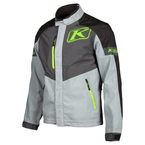 Geci Moto Textil Klim Geaca Moto Touring Traverse Gray/Electrik Gecko