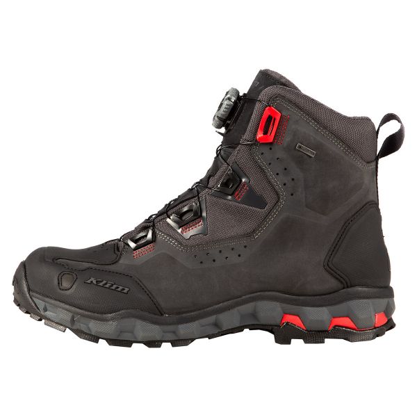 Cizme Moto Scurte/Urban Klim Ghete Moto Piele Outlander GTX Asphalt High Risk Red