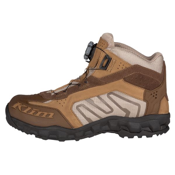  Klim Moto Boots Ridgeline Brown