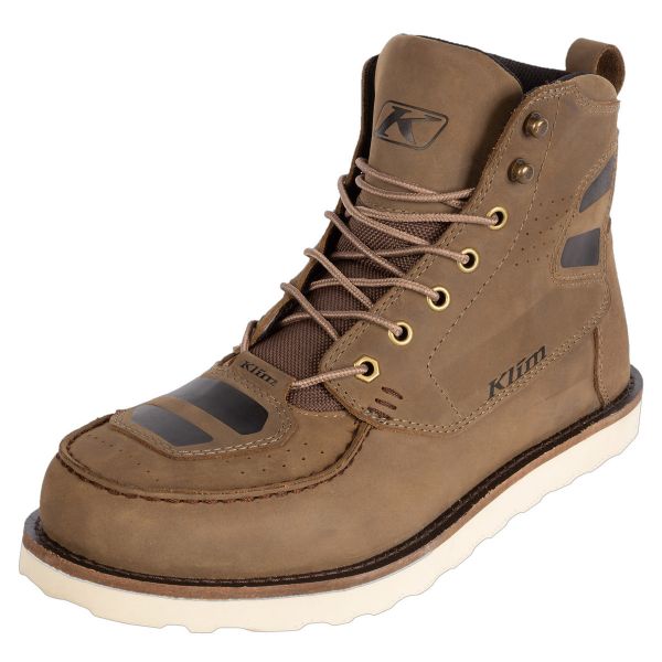 Cizme Moto Scurte/Urban Klim Ghete Moto Piele Blak Jak Tanner Brown