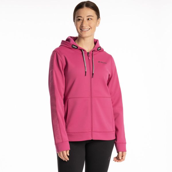 Casual jackets Klim Hoodie Aster Park Fuchsia Red 25