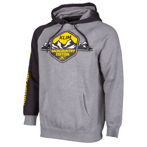 Casual jackets Klim Backry Edition Hoodie Gray/Black
