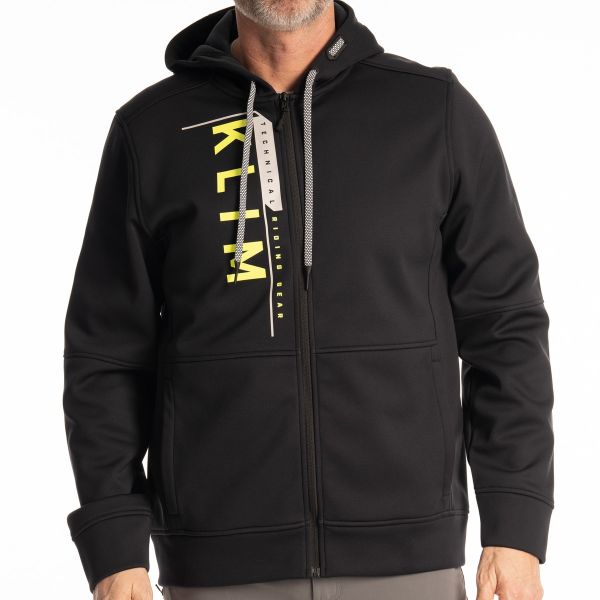Casual jackets Klim Hoodie Barracks Black/Hi-Vis 25