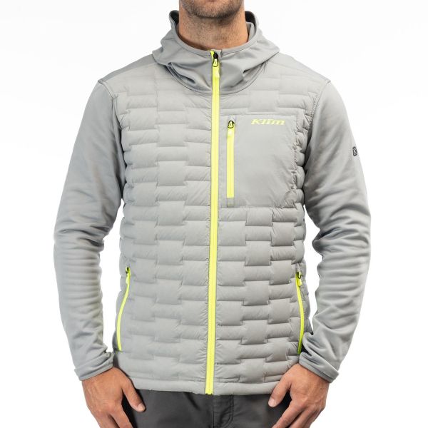 Casual jackets Klim Boulder Stretch Down Hybrid Hoodie Monument 24