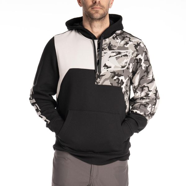 Casual jackets Klim Pullover Hoodie Cliff Hanger Black/Camo 24