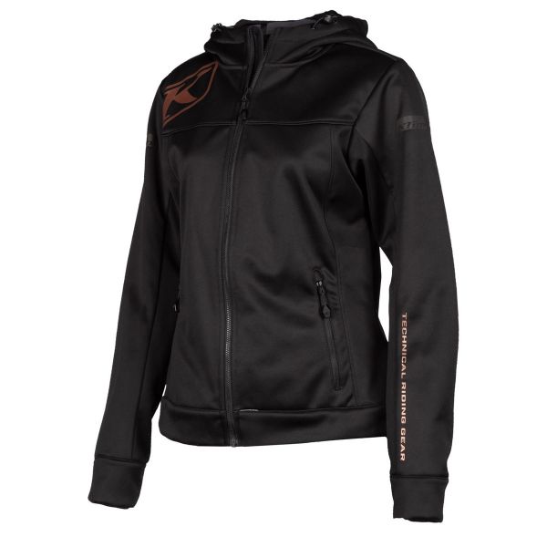 Casual jackets Klim Evolution Hoodie Black/Rose Gold