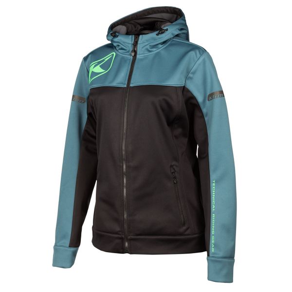 Casual jackets Klim Evolution Hoodie Petrol/Wintermint
