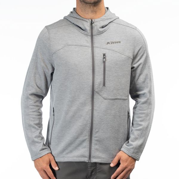 Casual jackets Klim Echo Wool Fleece Hoodie Castlerock Heather 24