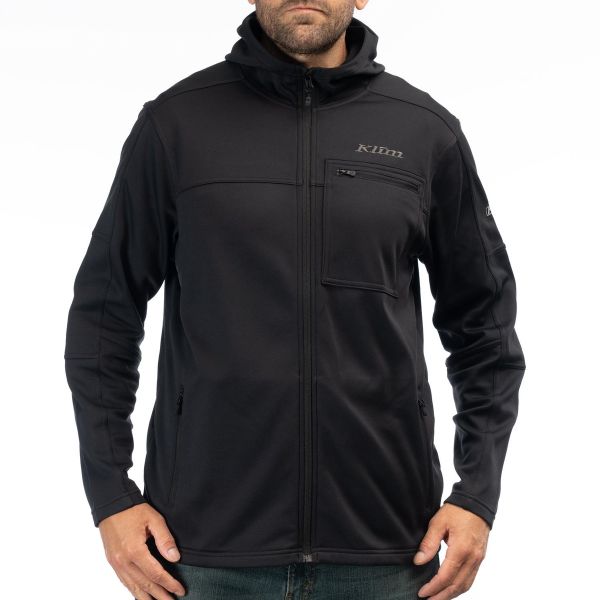 Casual jackets Klim Glacier Hoodie Black 24