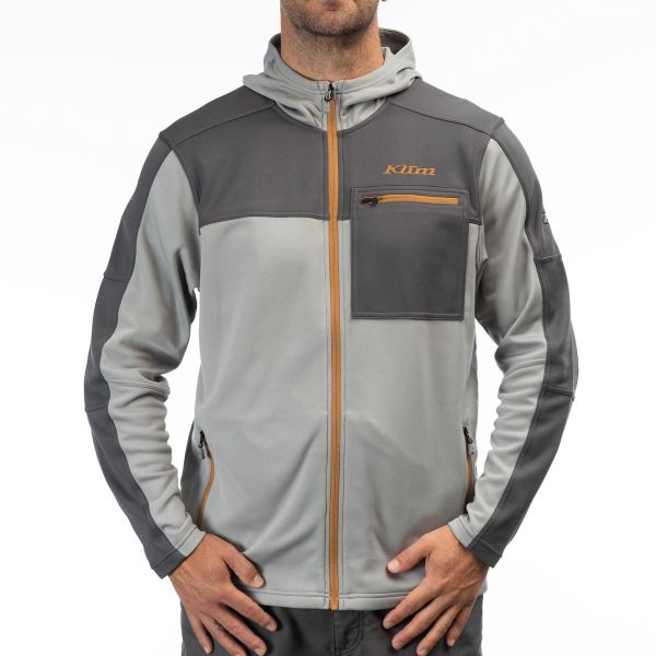 Casual jackets Klim Glacier Hoodie Monument/Asphalt 24