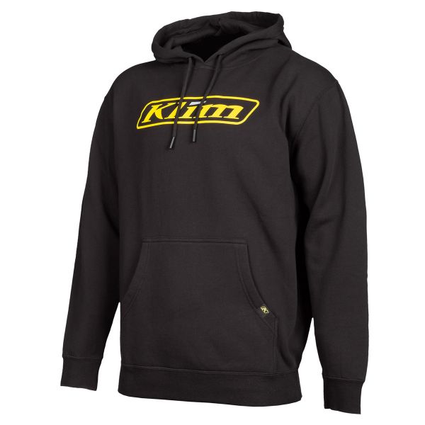 Casual jackets Klim Klim Corp Hoodie Black/Vibrant Yellow