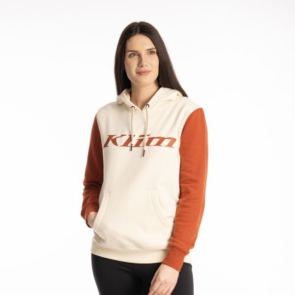 Casual jackets Klim Hoodie Klim Pullover Papyrus/Picante 25