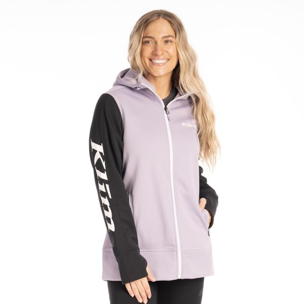 Casual jackets Klim Log Hoodie Visita Wisteria/Black 24