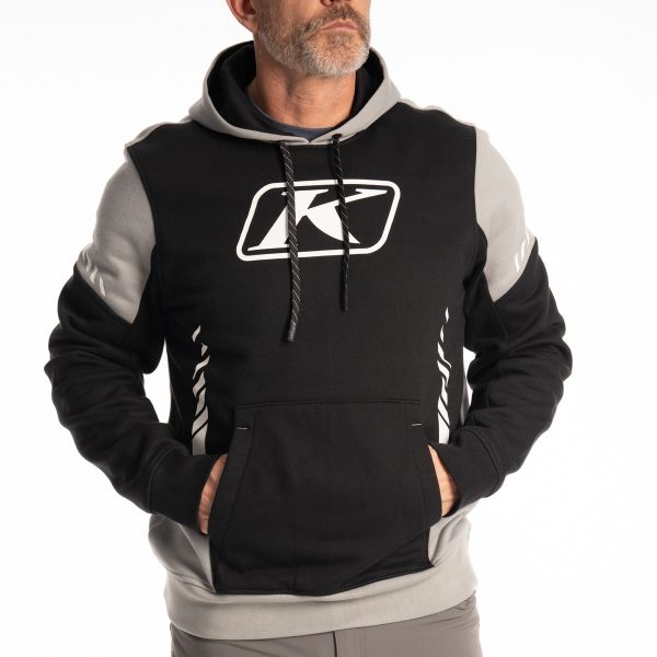 Casual jackets Klim Hoodie Portage Pullover Black/Monument 25