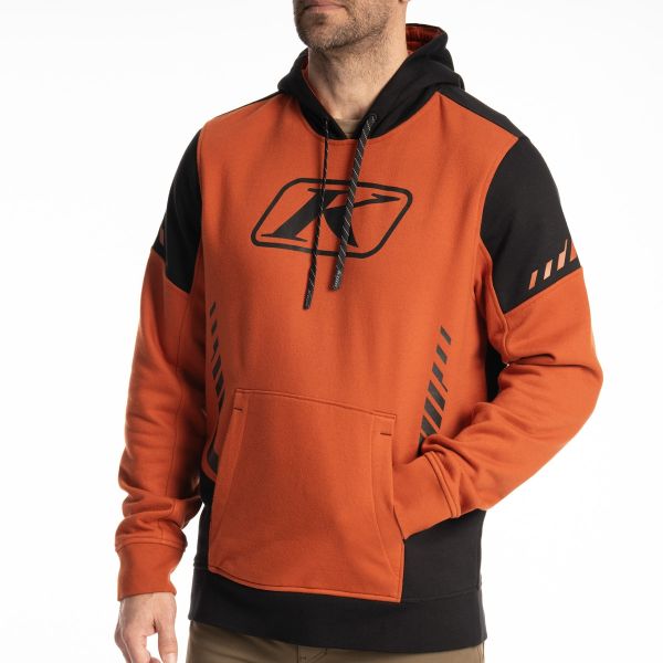 Casual jackets Klim Hoodie Portage Pullover Picante/Black 25
