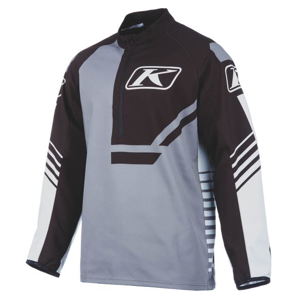 Geci/Hanorace Casual Klim Hanorac Revolt 1/4 Zip Black/Castlerock 25