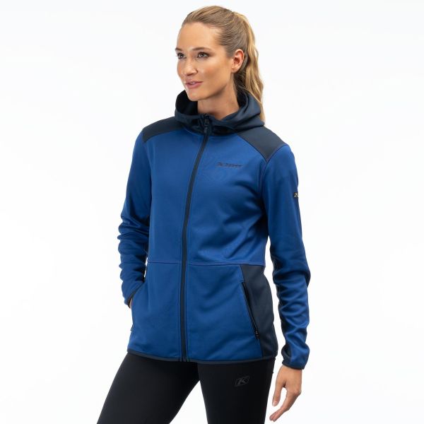 Casual jackets Klim Solitude Hoodie Mazarine Blue/Dress Blues 24