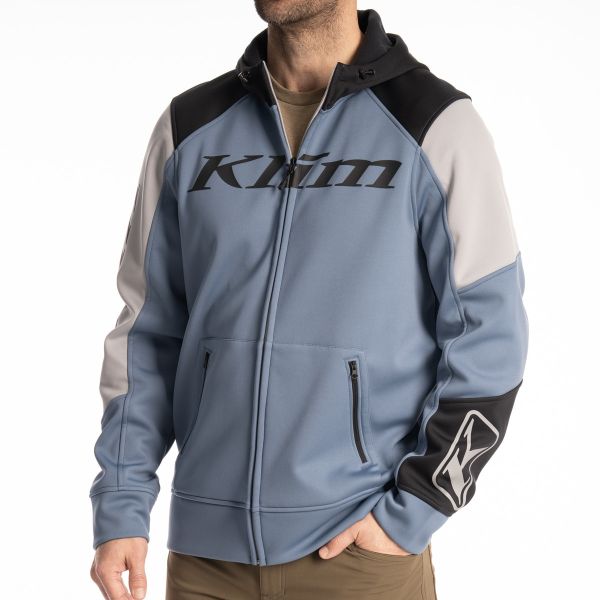 Casual jackets Klim Hoodie Stealth Blue Fusion/Black 25