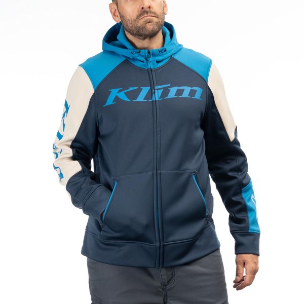 Geci/Hanorace Casual Klim Hanorac Stealth Dress Blues/Imperial Blue 24