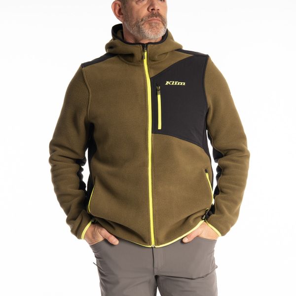 Geci/Hanorace Casual Klim Hanorac Teton Crest Dark Olive/Black 25