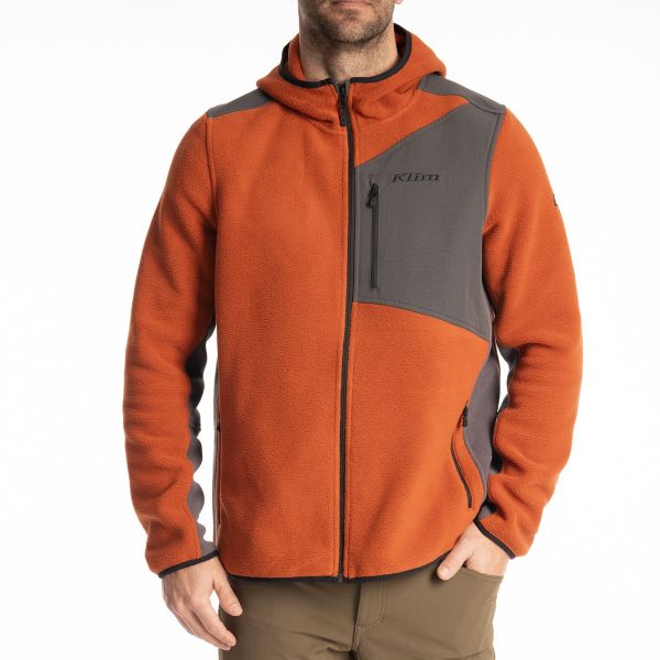 Geci/Hanorace Casual Klim Hanorac Teton Crest Picante/Asphalt 25