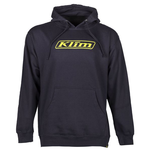 Geci/Hanorace Casual Klim Hanorac Word Pullover Blue Hi Vis