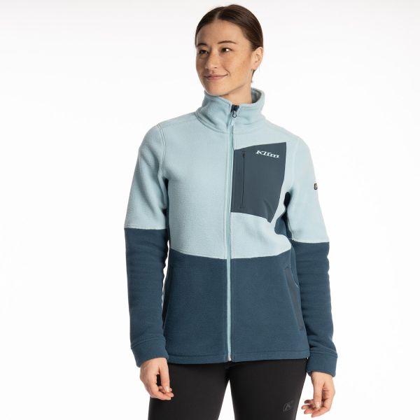 Casual jackets Klim Fleece Jacket Darby Canyon Reflecting Pond/Milky Blue 25