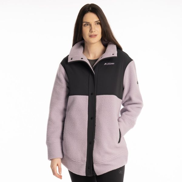 Geci/Hanorace Casual Klim Jacheta Fleece High Pile Mountain Wisteria/Black 25