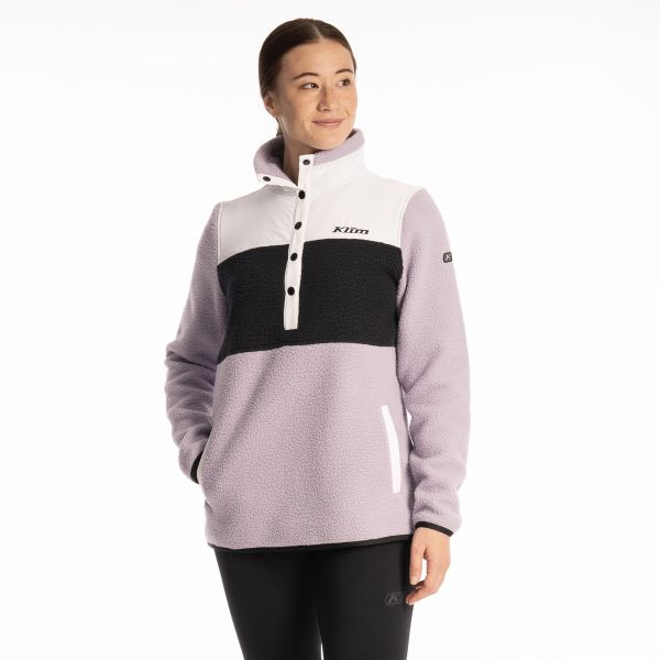 Geci/Hanorace Casual Klim Jacheta Fleece Pullover High Pile Mountain Wisteria/Black 25