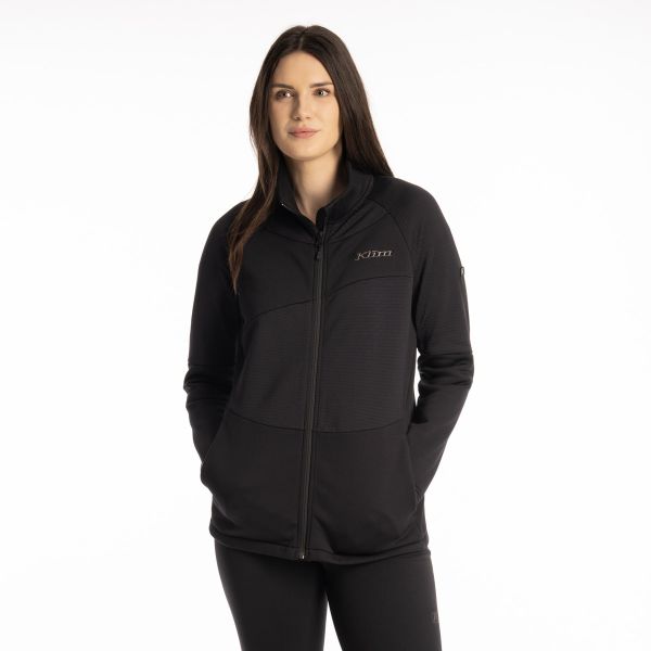 Geci/Hanorace Casual Klim Jacheta Fleece Swan Valley Black 25