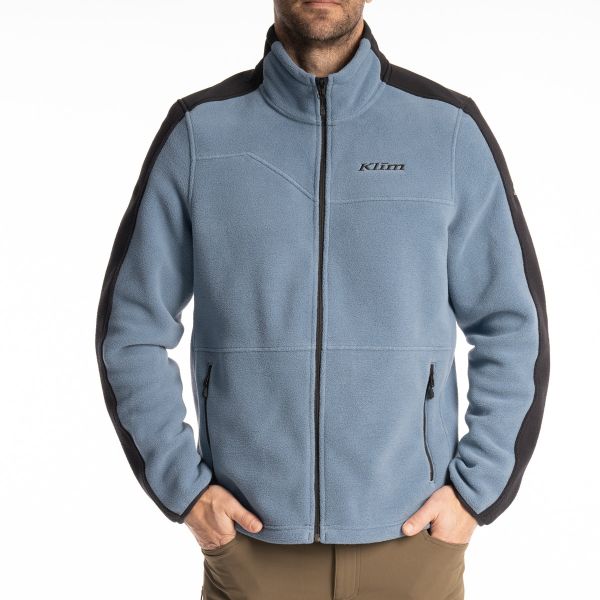 Geci/Hanorace Casual Klim Jacheta Fleece Teton Blue Fusion/Black 25