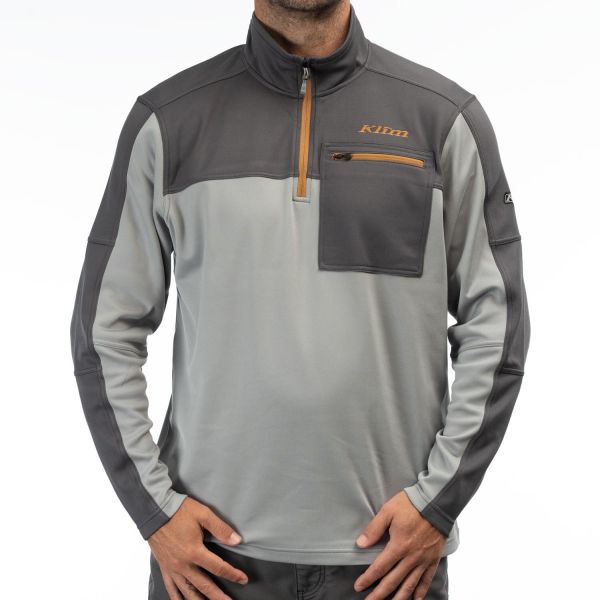 Geci/Hanorace Casual Klim Jacheta Glacier 1/4 Zip Monument/Asphalt 24