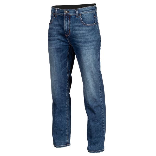 Jeans Moto Klim Jeans Moto Unlimited Straight Stretch Denim Cobalt