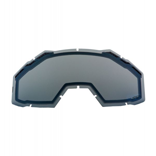 Accesorii Ochelari Snow Klim Lentila Schimb Ochelari Snowmobil Viper / Viper Pro Dark Smoke Silver Mirror