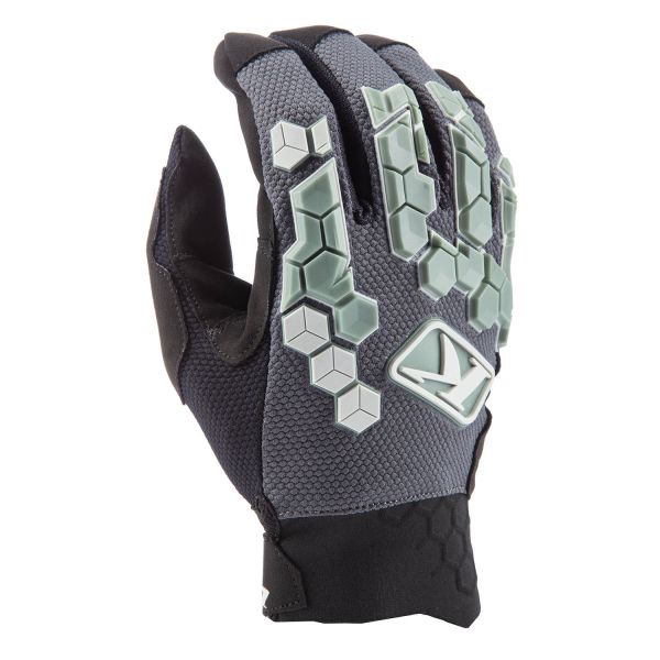 Gloves MX-Enduro Klim MX/Enduro Moto Gloves Dakar Asphalt/Slate Gray 25