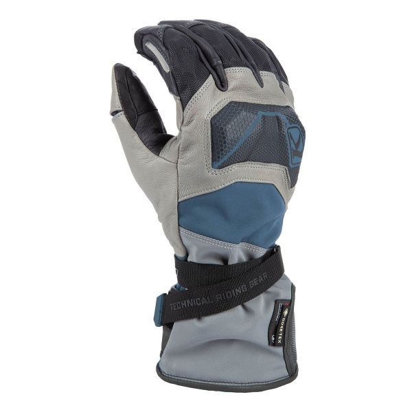 Manusi Moto Touring Klim Manusi Moto Touring Badlands GTX Long Gray/Petrol 24
