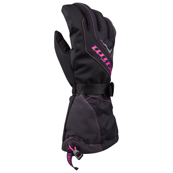 Manusi Snowmobil Copii Klim Manusi Snowmobil Insulated Copii Ember Gauntlet Knockout Pink